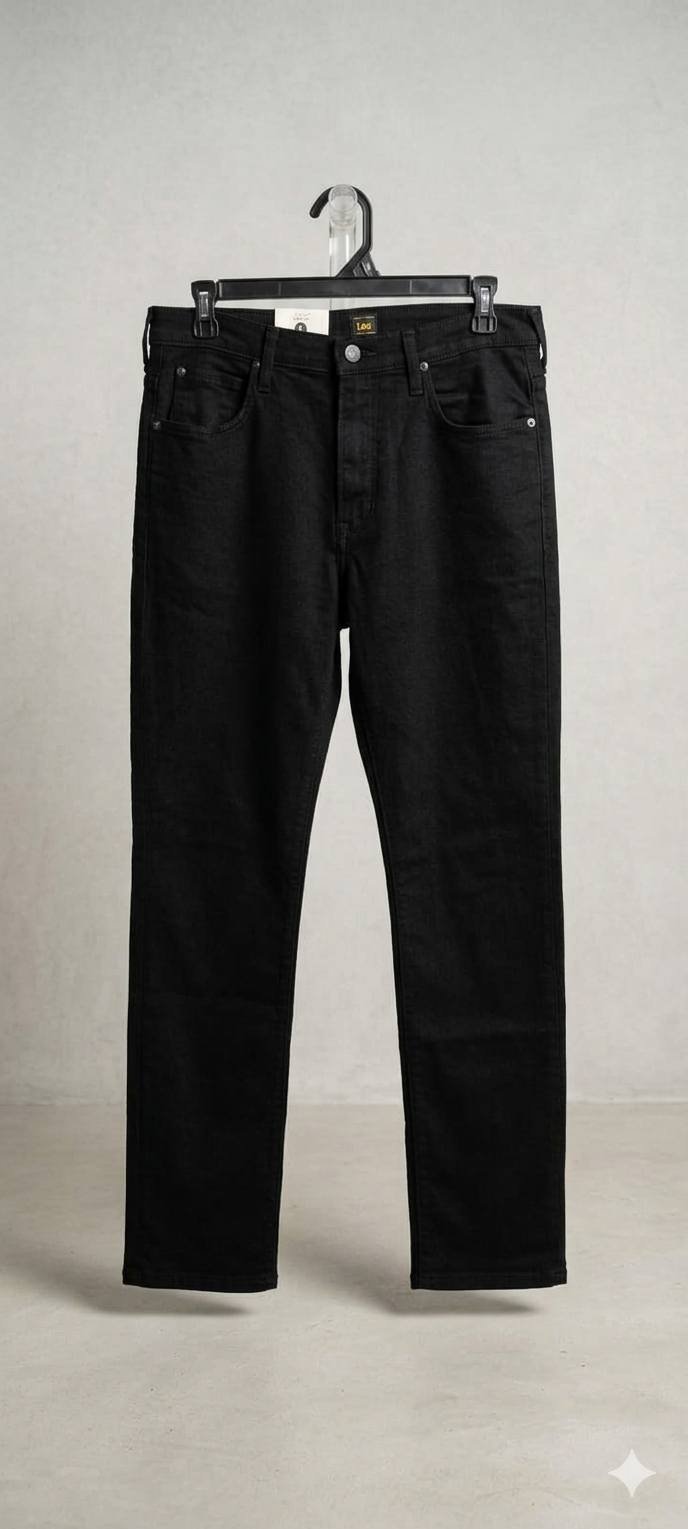 Black Slim Fit Regular Jeans โ Men's Premium