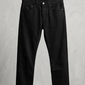 Black Classic Straight Cut Jeans – Men's Premium