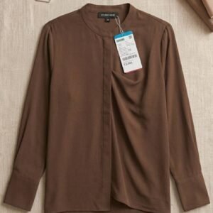 Red Ruffle Sleeve Ladies Chiffon Shirt – Premium