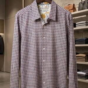 Multi-Color Floral Print Full Sleeve Shirt โ Men's Premium