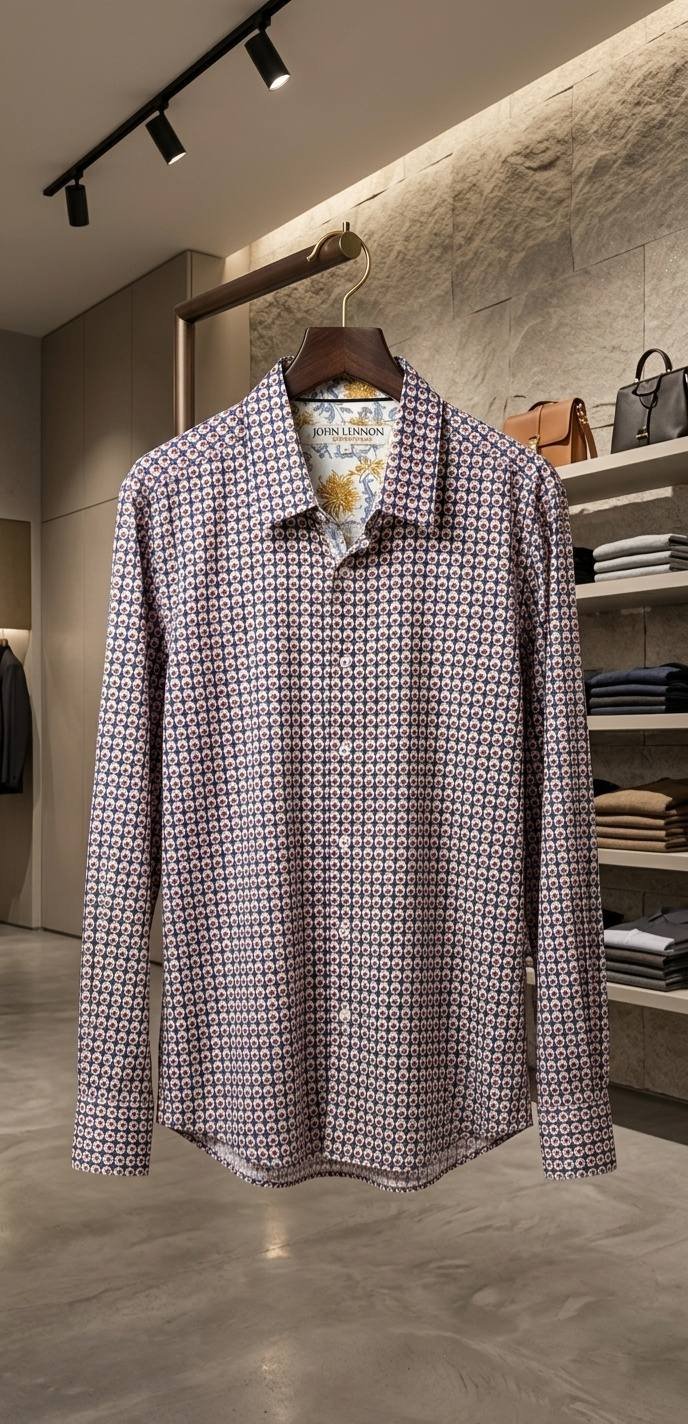Multi-Color Floral Print Full Sleeve Shirt – Men's Premium