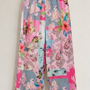 Pink Patchwork Boho Palazzo Plazoo – Ladies