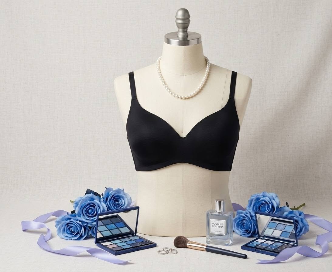 Black Wireless Comfort Bra