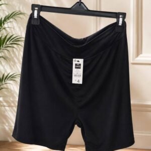 Black Comfort Fit Underskirt Shorts