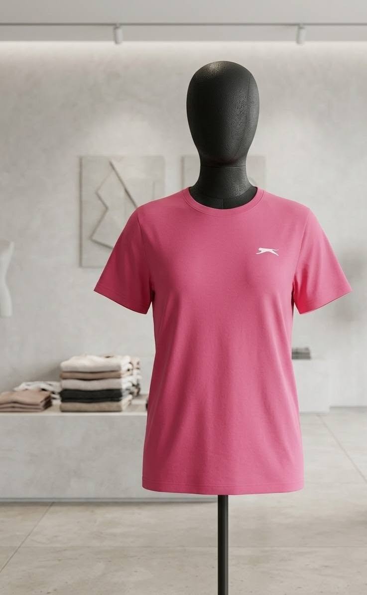 Pink Sporty Logo T-Shirt