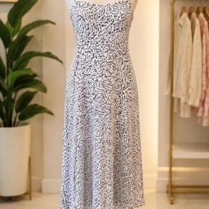 White Dalmatian Spot Print Cami Nighty