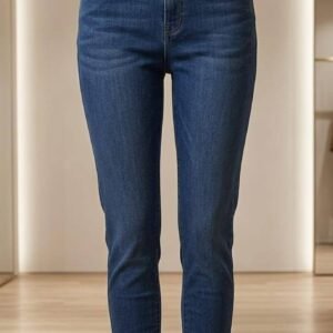 Medium Wash Blue Skinny Jeans - High Waist