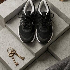 Nike Black & White Classic Sneakers - Men