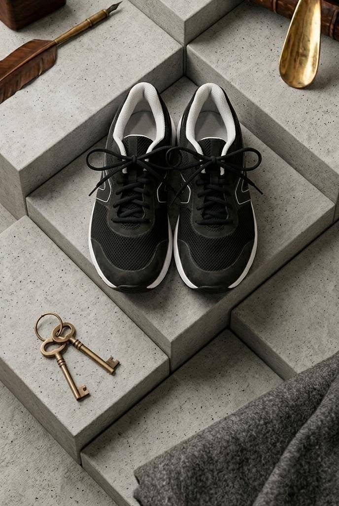 Nike Black & White Classic Sneakers - Men