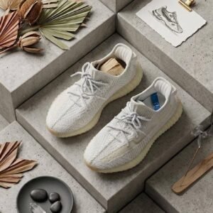 Yeezy Boost 350 Cream Knit Sneakers