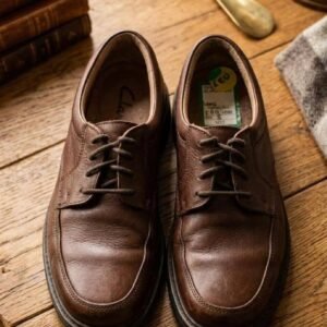 Clarks Brown Leather Formal Derby Shoes - Men