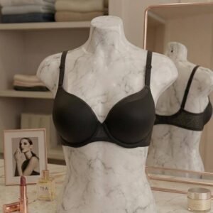 Classic Black Smooth Padded Bra