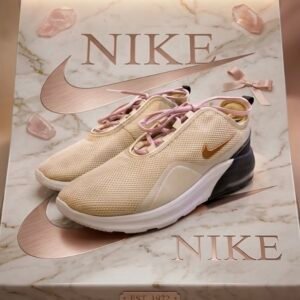 Shoes✨ NIKE MOTION LITE - WOMEN'S ✨
Color: Sand Beige / Rose Gold / Black
Style: Lightweight Lifestyle Runner