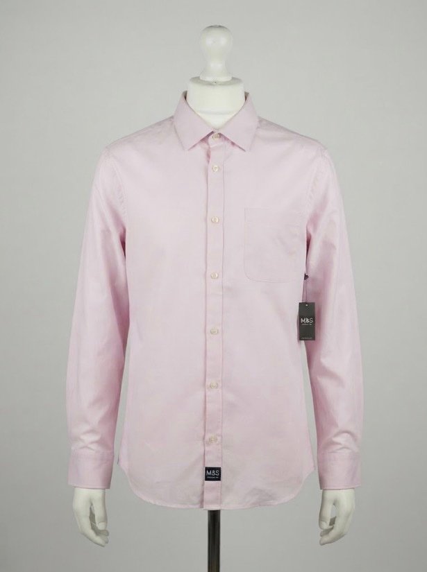 👔 M&S BABY PINK FORMAL SHIRT 👔
Color: Light Pink
Style: Full Sleeve, Slim Fit, Chest Pocket