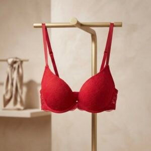 ❤️ RED LACE BRA ❤️
Color: Cherry Red
Style: Lace, Padded, Adjustable Straps