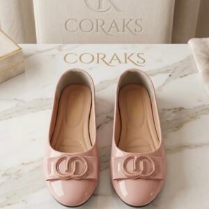 CORAKS - Baby Pink Patent Flats