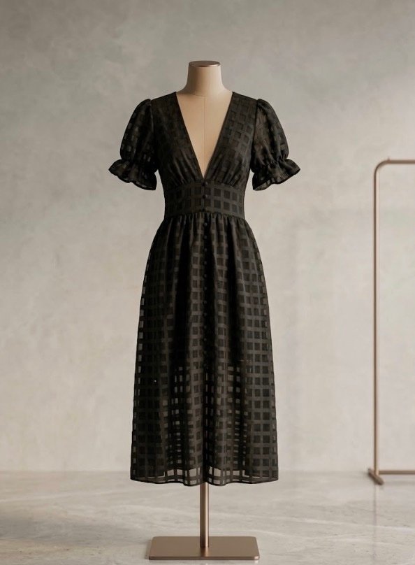 The dress thatβs giving Wednesday Addams but make it romantic π€