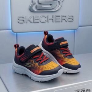 Here’s WooCommerce-ready *compliments / product copy* for this Skechers GoRun shoe:
Skechers GoRun Performance Kids Shoes – Orange / Black | Lightweight Running Sneakers with Velcro Strap