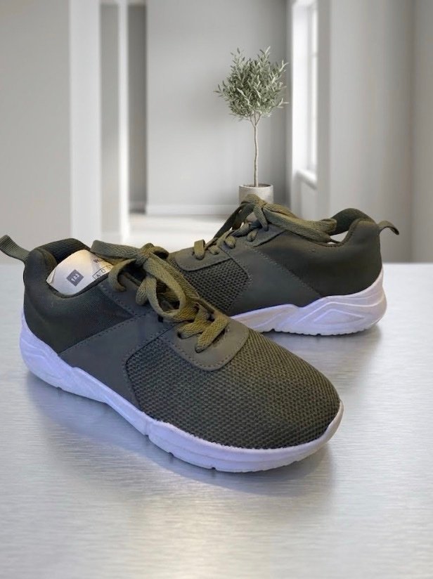 Casual Sneakers - Olive Green