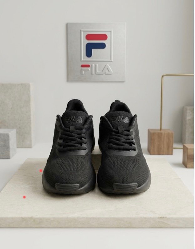 FILA Running Shoes - Triple Black