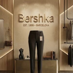 BERSHKA BARCELONA - Essential Black Tailored Trouser