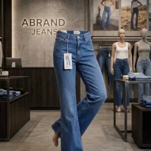 ABRAND JEANS Women's 90s High Flare - Blue