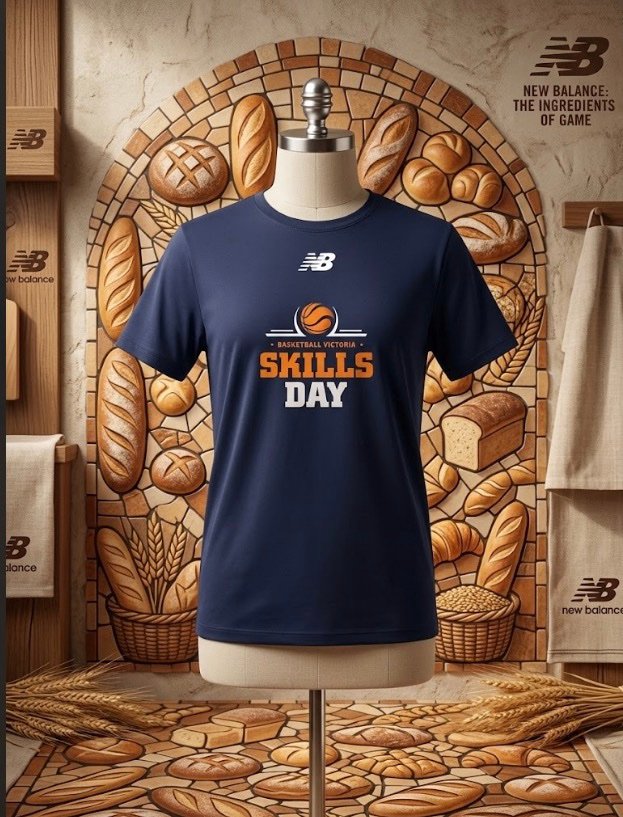 New Balance Basketball Victoria Skills Day Tee - Navy Blue - Original