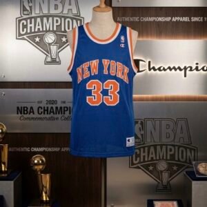 Champion x NBA New York Knicks Jersey #33 - Royal Blue - Original