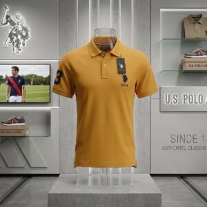 U.S. Polo Assn. Original Polo Shirt - Mustard Yellow - No. 3 Edition