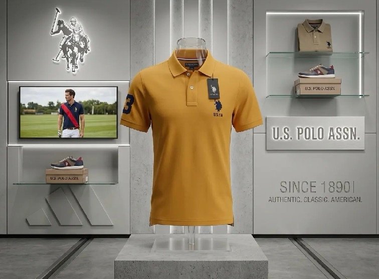 U.S. Polo Assn. Original Polo Shirt - Mustard Yellow - No. 3 Edition